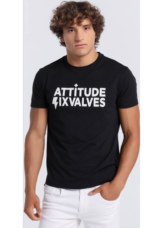 Camiseta attitude negra
